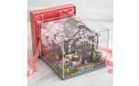 Wooden 3D Model Kit Detailed Design Light up Miniature Room Kit Creative Gift DIY