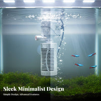 Internal Aquarium Cleaner Upgrade Aquarium Circulation Pump Multi-Functional Fish Tank Oxygenator Pump