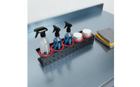 Spray Bottle Storage Rack Multi-Functional Car Detailing Organizer Spray Bottle Holder Space-Saving Car Polisher Storage Rack