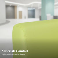 Colorful Block Sofa Set Modular Design Commercial Furniture Combination Lounge Seating for Visitors, Office Workers, Reception Area, Lobby, Hotel