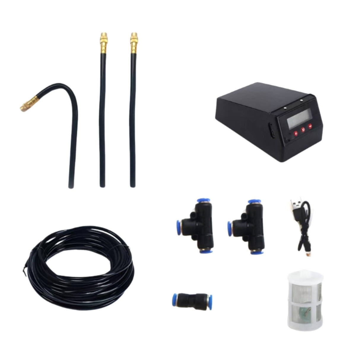 Timed Solar Automatic Micro-Irrigation Irrigation Kit Adjustable Automatic Irrigation Kit with Filter Easy-to-Use Self-Watering System Outdoor for Garden