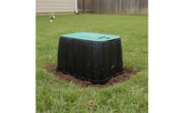 Weather-Resistant Underground Irrigation Valve Box Weatherproof Irrigation Valve Box Lid Sturdy Underground Sprinkler Cover Tight Seal for Landscapers, DIY Enthusiasts, Lawn, Public Green Space, Farm