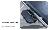 2 Pieces Motorcycle Passenger Footrest Sturdy Iron Construction Passenger Footrest Scooter Rear Foot Peg Easy to Install