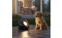 Beam Light with Faux-Rock Body Prewired Rock Light Stone Light Focused Garden Lights Bright for Landscapers, Yard, Lawn