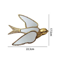 Swallow Wall Decoration Vintage Swallow Decor Resin Feather Texture