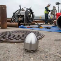 1 Front 6 Rear Jet Spray Head High Pressure Pipe Dredging Spray Head Sewer Cleaning Head Ceramic Center for Plumbers