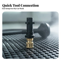 Leak-Proof 1/4 Inch Quick Connect Adapter 1/4 Inch Quick Connect Converter Easy Installation Foam Cannon Adapter Heavy Duty for Car Detailers, DIY Enthusiasts, Farm Use