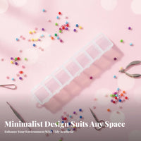 30 Pieces 30-Compartment Storage container Individual Compartments for Jewelry crafters