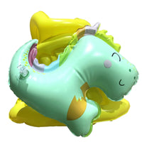Adjustable Strap Inflatable Swim Vest Buckled Closure PVC Swim Vest Long-Lasting Easy to Inflate