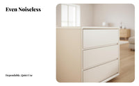 Modern Minimalist Design 6-Drawer Lowboy Dresser Versatile Placement 6-Drawer Double Dresser Multi-Purpose Chest of Drawers Sturdy Construction for Families, Homeowners, Apartment Dwellers, Bedroom, Living Room, Hallway, Closet