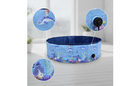 Inflatable Pet Pool Collapsible Inflatable Dog Pool Sturdy Heavy-Duty for Dogs, Backyard, Garden