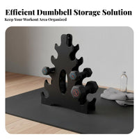Detachable 3 Tier Dumbbell Rack Space Saving Dumbbell Tree Rack Easy Assembly for Home Gym Users