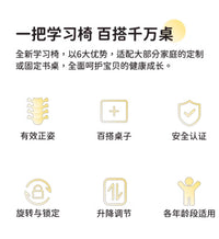 儿童学习椅学生矫正坐姿专用写字作业椅子家用可升降调节书桌座椅 粉色基础款丨翻转扶手丨座位可旋转