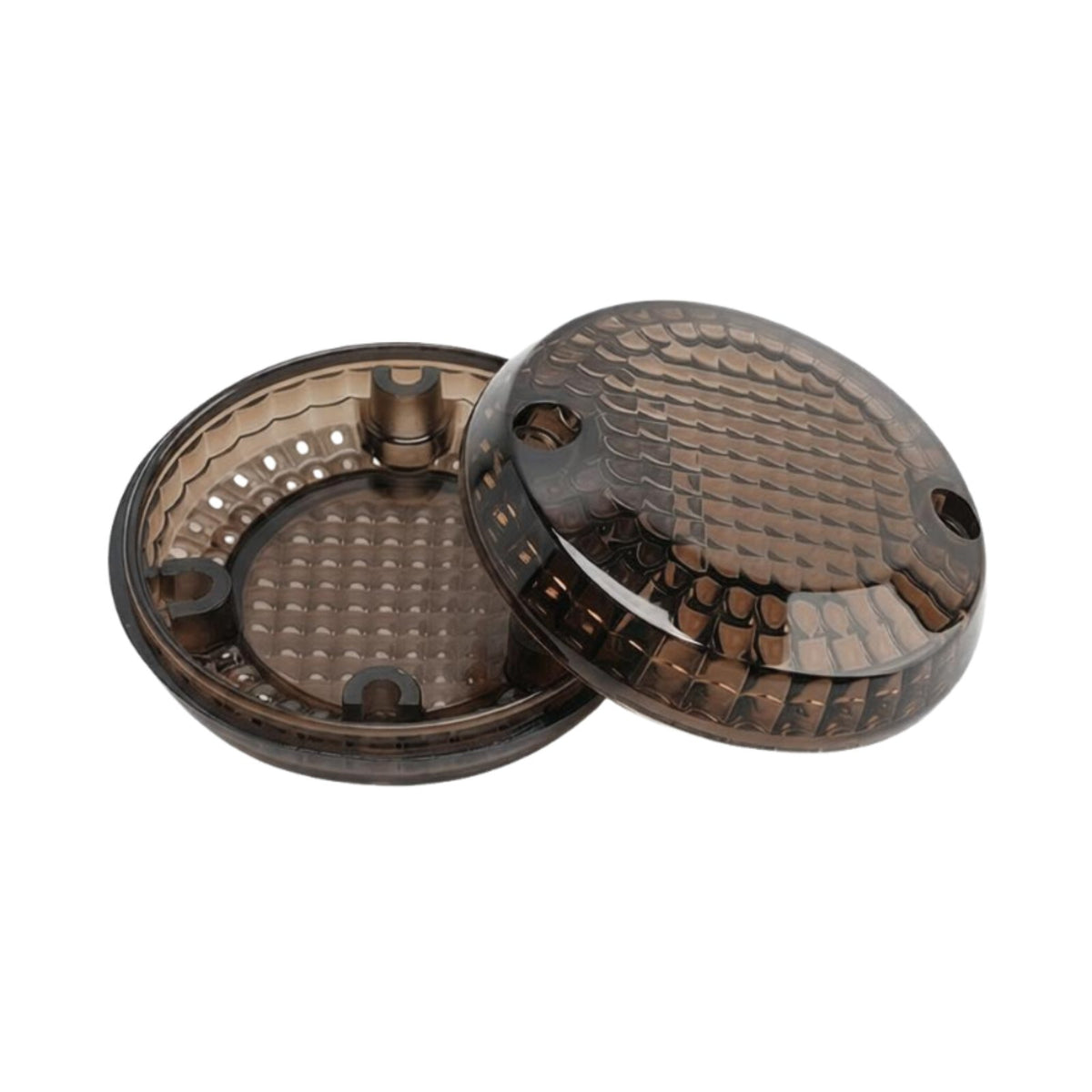 2 Pieces ABS Plastic Turn Indicator Lens Cover Long-Lasting Motorcycle Blinker Lens for DIY Mechanics