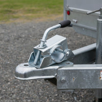 Galvanized Trailer Jack Clamp Heavy Duty Trailer Jack Bracket Manual Mounting Bracket Silver-Colored for Towing