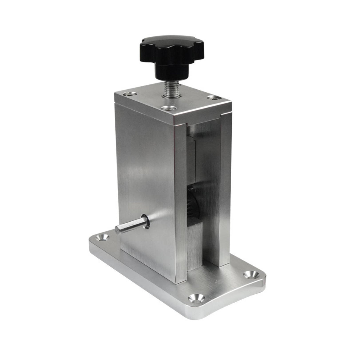 Compact Adjustable Wire Stripping Machine Brushed Silver Finish Hand Drill Cable Stripper Mounting Holes