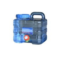 Large Capacity PC Water Container Outdoor Use Camping Water Container Easy to Carry Transparent Body for Travel
