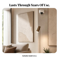 Round Concealed Wiring Box White Ceiling Camera Junction Box Cylindrical