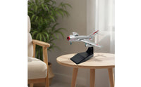 15 with Display Stand Die-Cast -15 Aircraft Model Assembled Diecast Model with Stand for Aviation Enthusiasts, Shelf