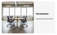 Rectangular Conference Table factory-inspired design Rectangular Boardroom Table Nordic Design Office Furniture for Business groups, Coworking Space