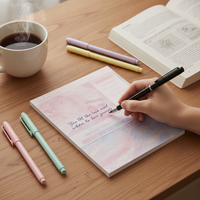 Gradient Mist B5 Notepad, Thickened Student Journal and Memo Book