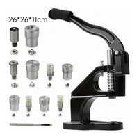 Eyelet Hand Press Machine with Dies Complete Hand Press Machine with Setting Dies Tabletop Rivet Setter for Leathercrafters, Leathercraft, Workshops