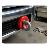 2 Pieces Front Tow Hook Cover Set Easy Installation Front Tow Hook Cover Tools Automotive Exterior Accessory