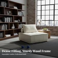 pet-claw resistant sectional Sofa Customizable Layout Sectional Seating Creamy visual appeal Couch Pet accommodating for Small Space Dwellers, Families, residents, Living Room, Lounge Area, Home leisure