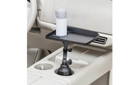 Car Cup Holder Tray Table Adjustable Vehicle Tray with Phone Slot Universal for Drivers, Commuters