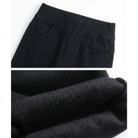 Leggings for Women UK with Extra Thick Fleece Lining for Winter Warmth, High Waist Tights with Pockets, Plus Size Gym Trousers