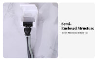 Wall Mount Shaving Tool Holder Screwless Mounting Wall Mount Shaving Tool Hook Damage Shaving Tool Holder for Renters, Students, Washroom, Dorm Room