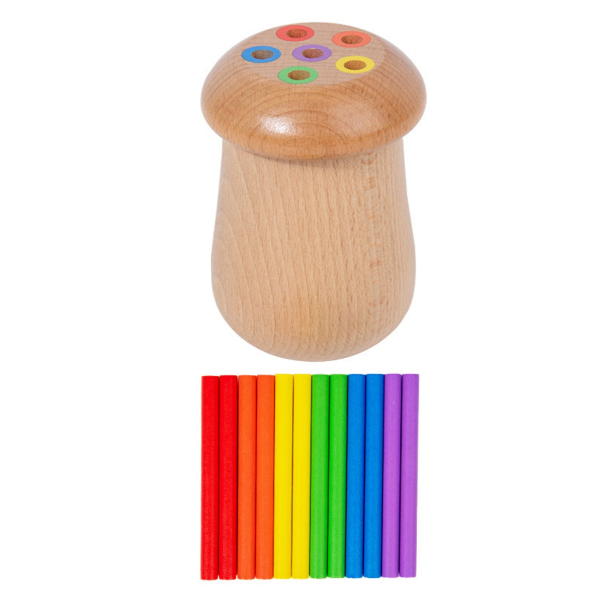 Kids Color Sorting Cups Montessori Toy for Ages 3-6