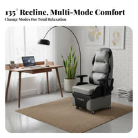 Reclining Function Lounge Station with pivot Tray Sofa-Like Comfort Gaming Recliner Ergonomic Design Computer Armchair Full Support for Home Office Workers, Streamers, Students, Internet Cafe, Bedroom, Living Room, Den