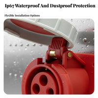 32A Refrigerated Container Plug Waterproof Industrial Connector Retardant Waterproof Electrical Connector for Electricians