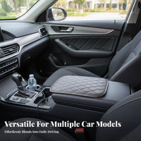 Universal Fit Car Armrest Box Pad Wear-Resistant Auto Armrest Box Protector Comfortable Arm Support for Long Drives