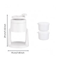 Hand-Crank Ice Crusher Compact Manual Ice Crusher Easy to Use Home Kitchen Appliance