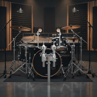 Bass Drum Tom Holder Heavy Duty Tom Drum Holder Chrome for Drummers, Music Practice, Studio Audio Production, Stage Performance