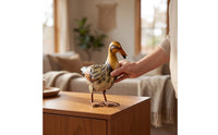 Duck Figurine Textured Duck Statue Realistic for Teachers, Photography, Classroom