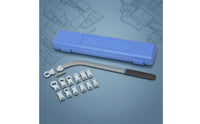 Engine Timing Belt Tensioner Wrench Multi-Adapter Timing Belt Tensioner Wrench Curved Pulley Spanner for Home Mechanics