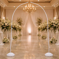 Balloon Arch Frame White Balloon Arch Stand Indoor Outdoor Use for Shop Openings