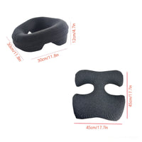 2 Pieces Face Cradle Cushion Contoured Massage Headrest Pressure-Relief