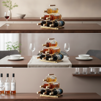 2026 Spring New Creative Wine Rack Light Luxury Wine Cabinet Restaurant Wine Holder Wholesale