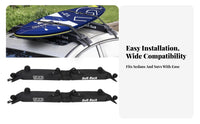 Soft Roof Rack 600D Oxford Material Foldable Car Roof Rack Easy Installation Non-Slip for Outdoor Lovers, Camping