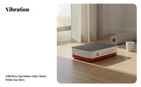 Non-Slip Design Whole Body Vibration Machine Low Noise Vibration Plate Exercise Machine Wireless Controller Control Fitness Shaker Plate Resistance Bands Included for Beginners, Adults, People with Sedentary Lifestyles, Home Gym, Living Room, Indoor