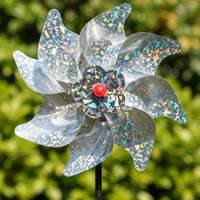 Humane Reflective Bird Scare Spiral Easy to Hang Reflective Holographic Decoy Decorative for Orchards