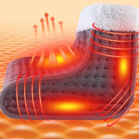 10 Heat Levels Heated Foot Warmer with Removable Detachable Lining Enveloping Electric Foot Warmer Cozy Soft for Office Workers, Adults, Home, Desk