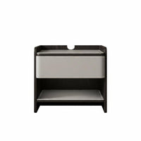Italian design Single-Drawer End Table Luxury Design Nightstand Modern Minimalist Bedside Furniture Designer Model for Homeowners, Apartment Dwellers, Students, principal Bedroom, Hotel Room, Entryway, deactivatedice
