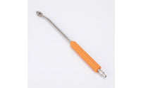 Extended Reach Pressure Washer Extension Wand Stainless Steel Pressure Washer Wand with Curved End Heavy-Duty Angled Extension Lance Non-Slip Grip for Gutter Cleaning, Car Washing