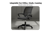 Highspine Mesh Chair with Headrest Adjustable Height Ergonomic Mesh Rotate Chair Thick Padded Padding Effortless Rolling Casters