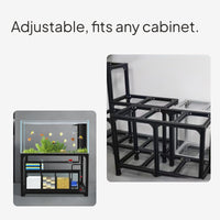 Aluminum Aquatic Habitat Stand, Sturdy Frame, Customizable